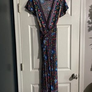 Bohemian wrap dress